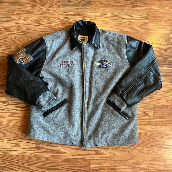 Vintage hard rock hotel letterman jacket - Picture 2 of 9